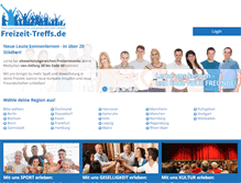 Tablet Screenshot of freizeit-treffs.de